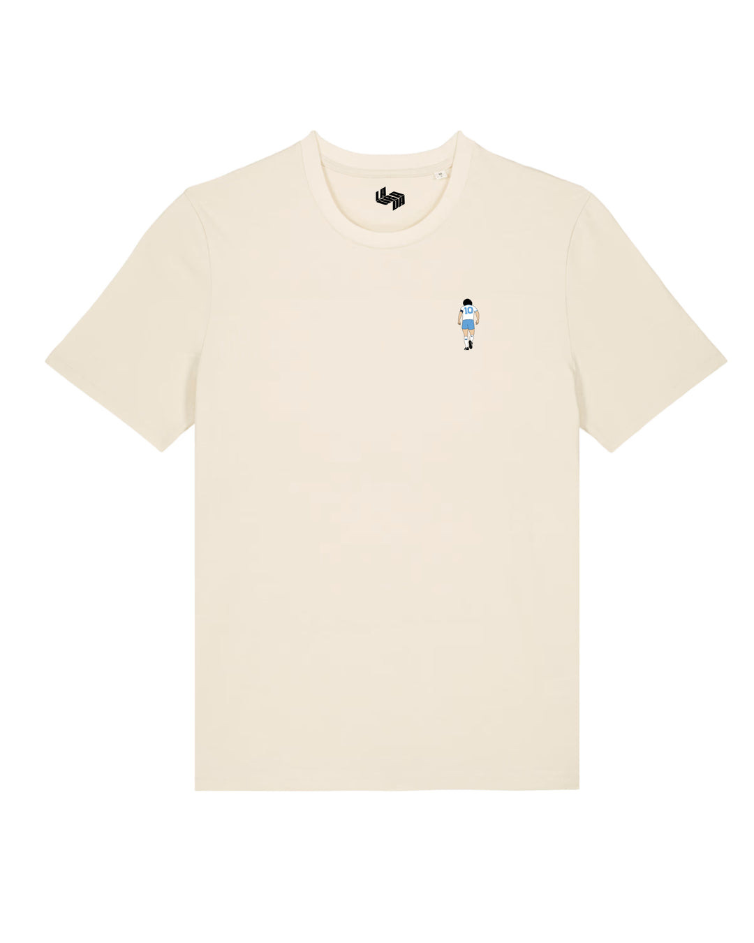 Camiseta  Maradona Napoles Blanca