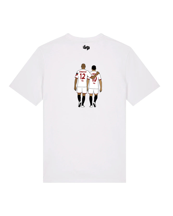 Camiseta Kanoute y Luis Fabiano