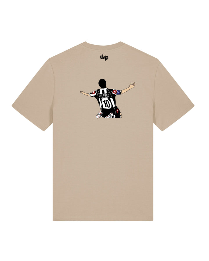 Camiseta  Del Piero Deslizando