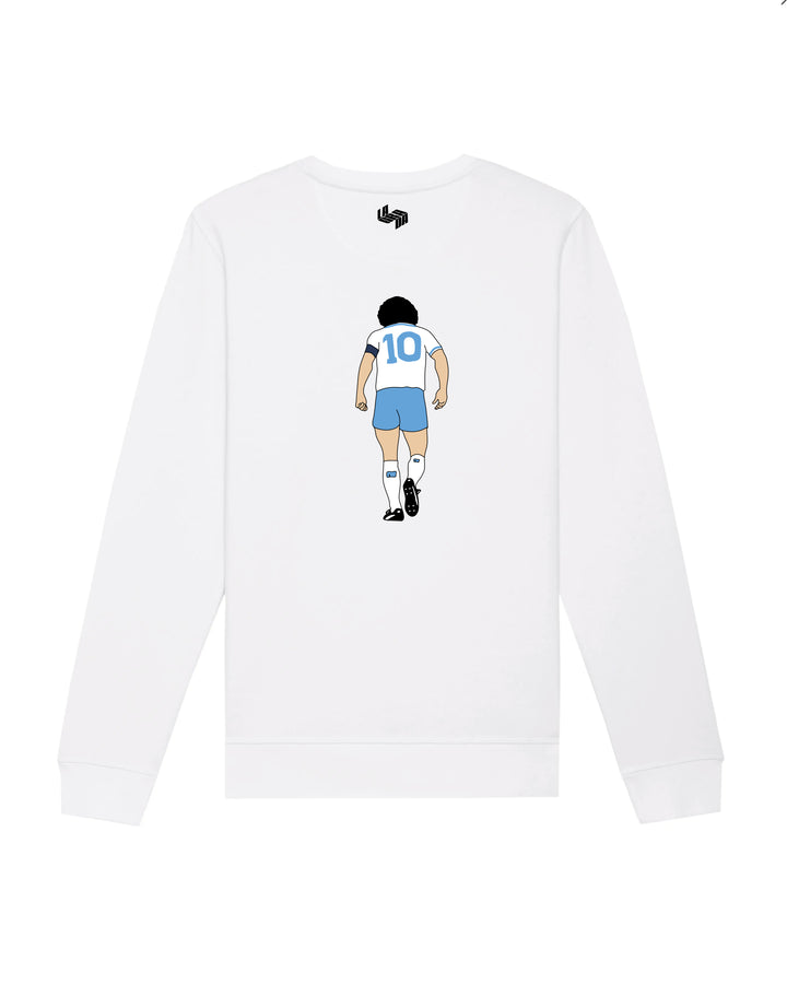 Sudadera Maradona Napoles Blanca