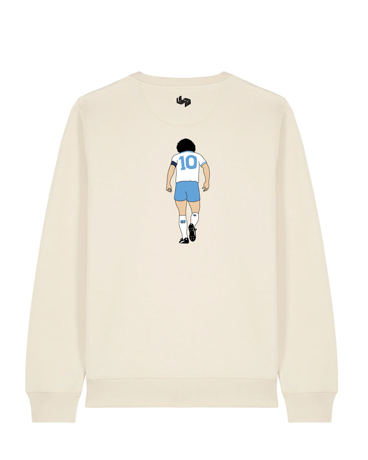 Sudadera Maradona Napoles Blanca