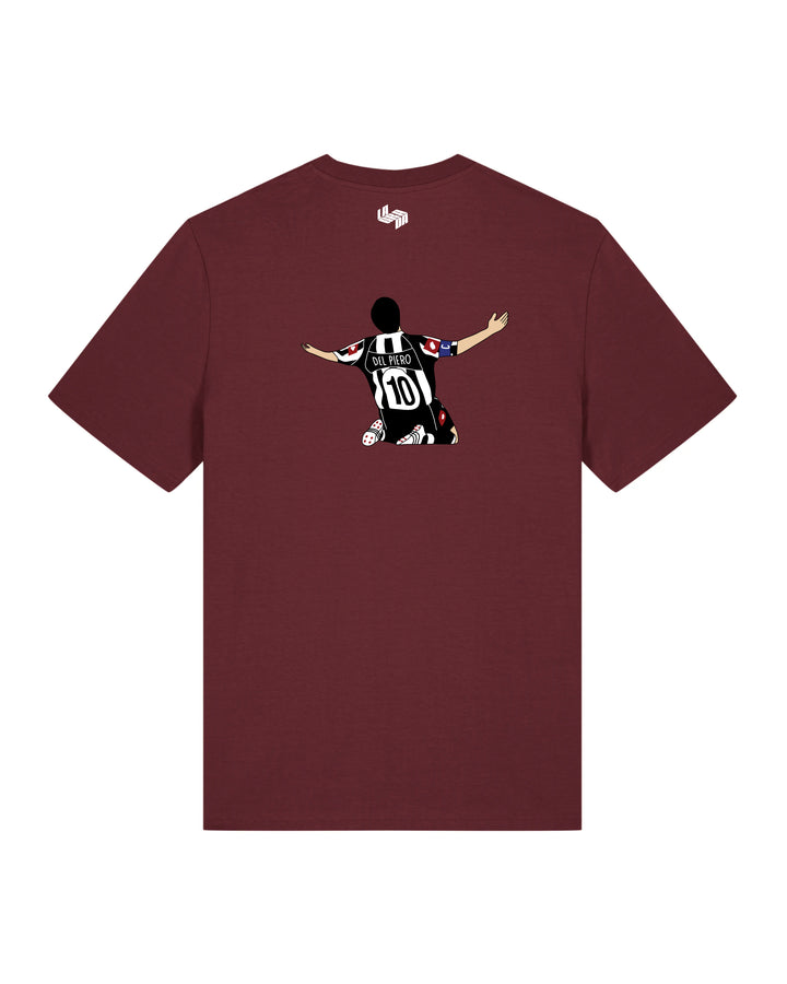 Camiseta  Del Piero Deslizando