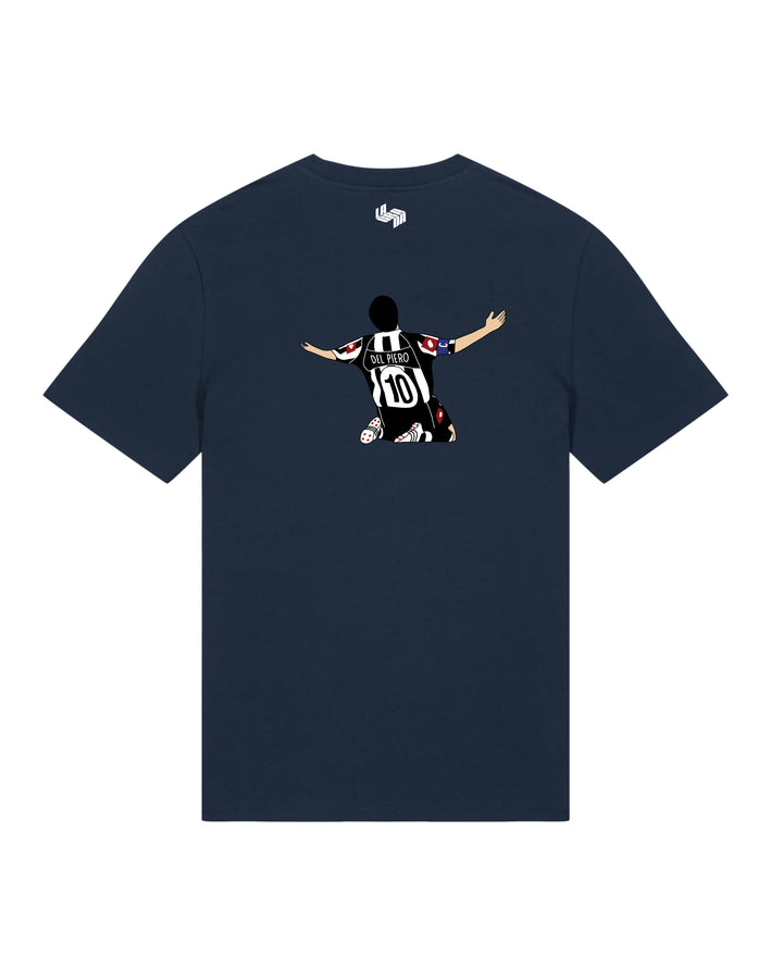 Camiseta  Del Piero Deslizando