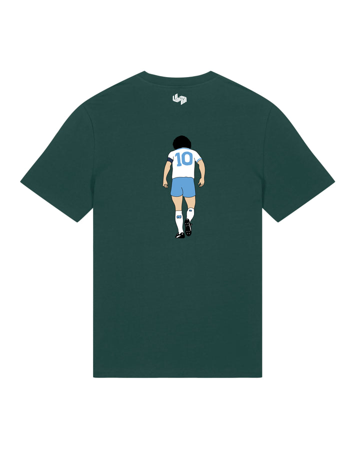 Camiseta  Maradona Napoles Blanca