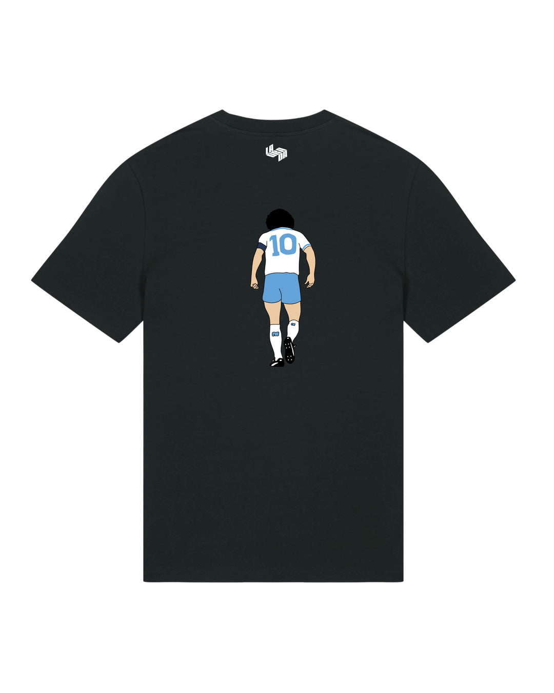 Camiseta  Maradona Napoles Blanca