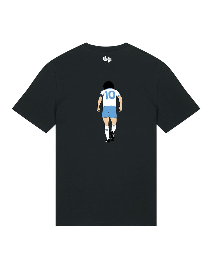 Camiseta  Maradona Napoles Blanca
