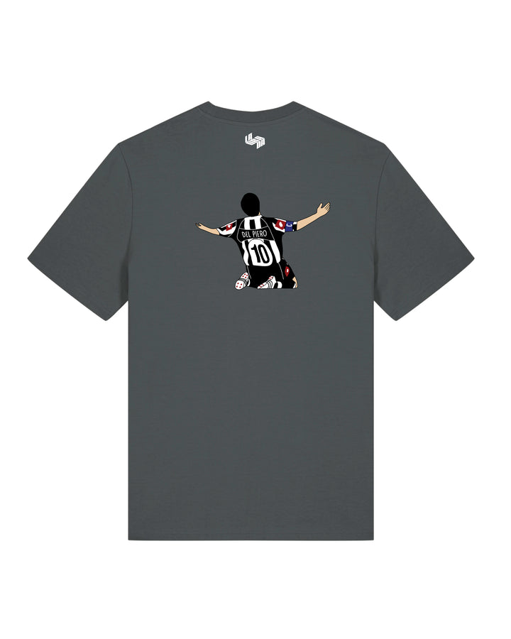 Camiseta  Del Piero Deslizando
