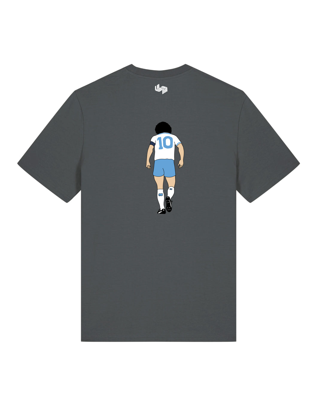 Camiseta  Maradona Napoles Blanca