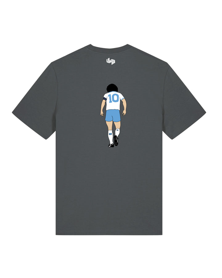 Camiseta  Maradona Napoles Blanca