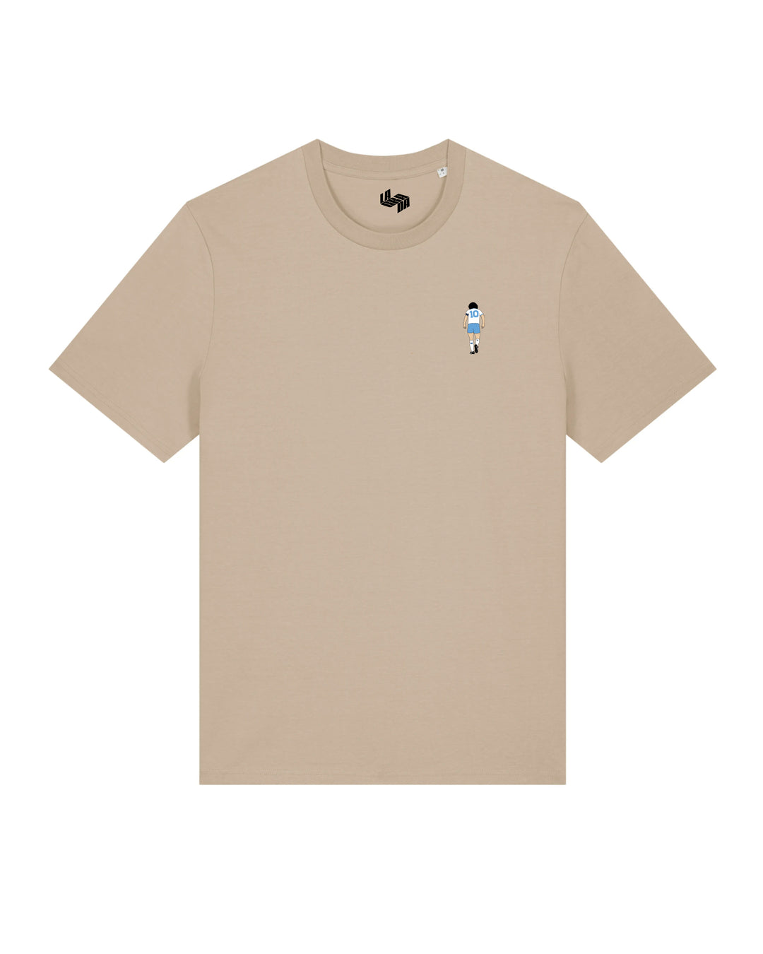 Camiseta  Maradona Napoles Blanca